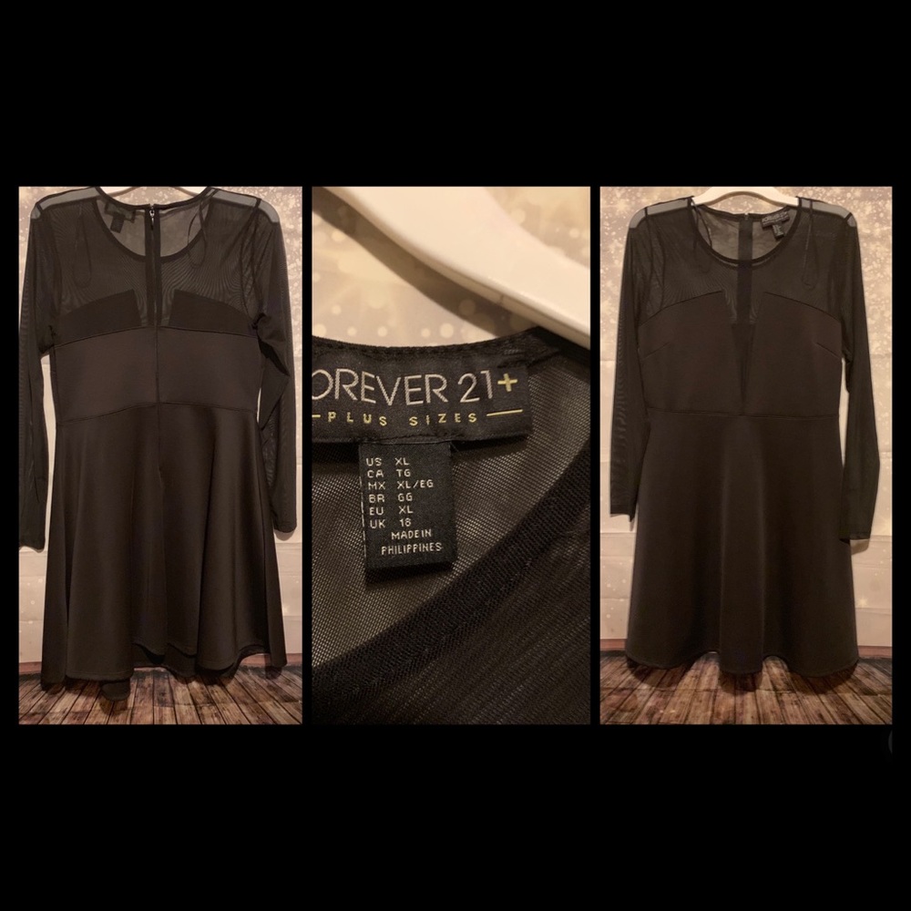 Black long sleeve dress ⚫️✨